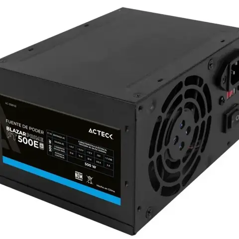 Fuente de Poder ACTECK Blazar PT500E 500W para PC