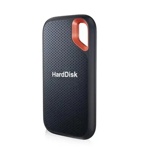 Disco Duro Externo SSD Portátil HardDisk con Asa Naranja
